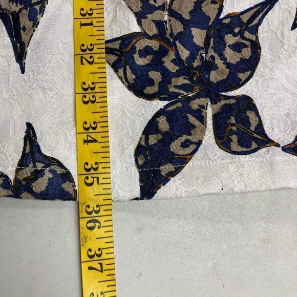 L’ATISTE‎ Women’s Floral Dress Size Small Blue Gold White - Picture 11 of 12